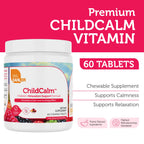 Zahler ChildCalm Chewable Magnesium promotes calmness and relaxation. Specially curated by Curat Cart for children's well-being.