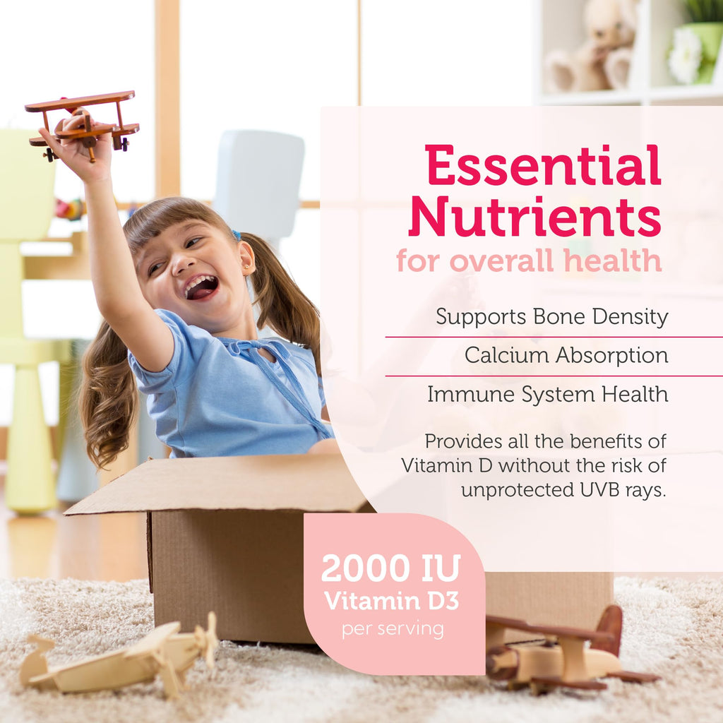 Zahler Junior D3 K2, in premium packaging, supports immune health and bone density. Available at Curat Cart.