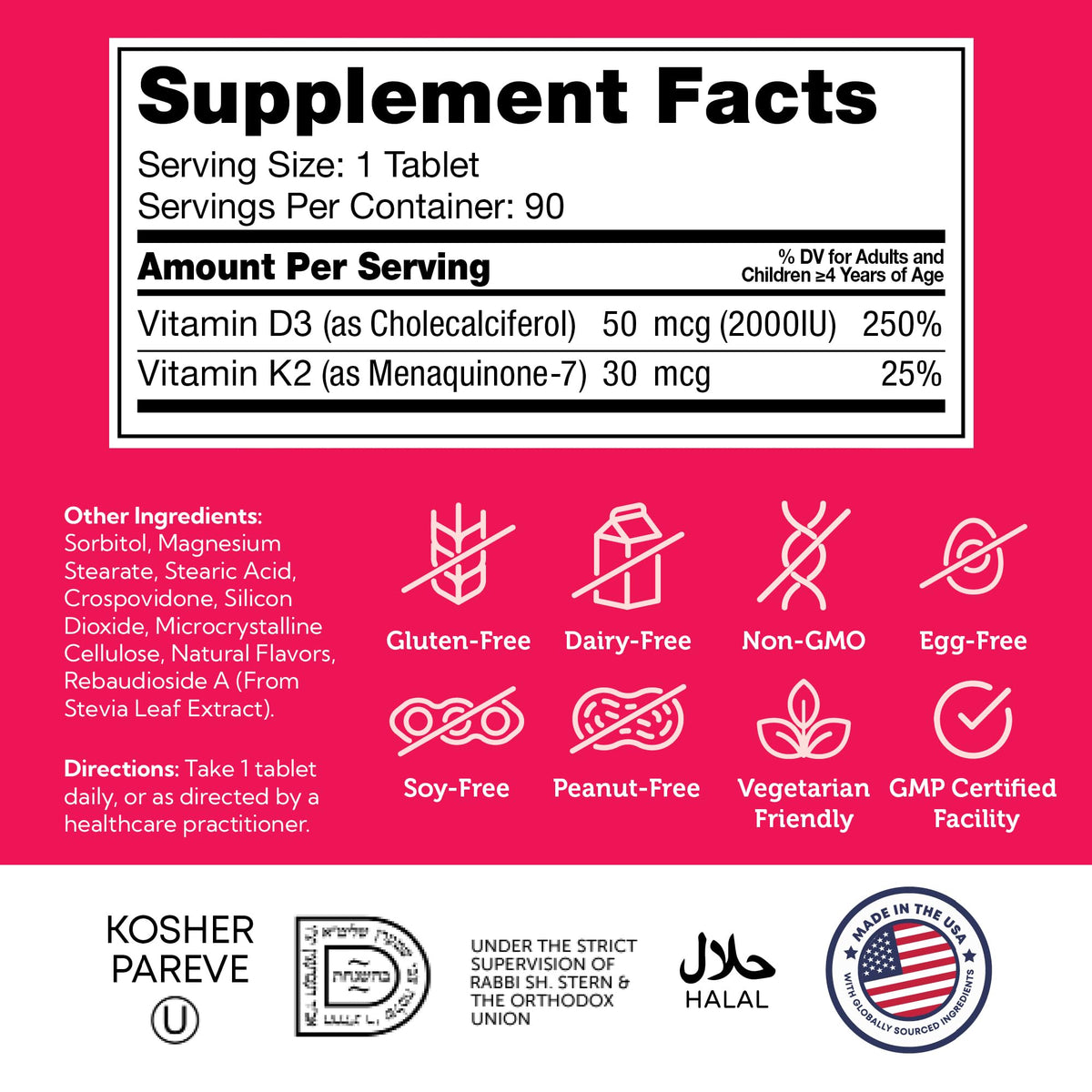 Zahler Junior D3 K2, a premium imported vitamin supplement, offers essential nutrients for kids. Available at Curat Cart.