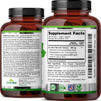 Zazzee St. John's Wort Extract in high-quality official packaging, featuring detailed supplement facts for optimal health. Available at Curat Cart.