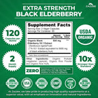 Zazzee Organic Black Elderberry Extract, 100% Authentic, available in India at Curat Cart. Boost your health naturally with this USDA Organic supplement.