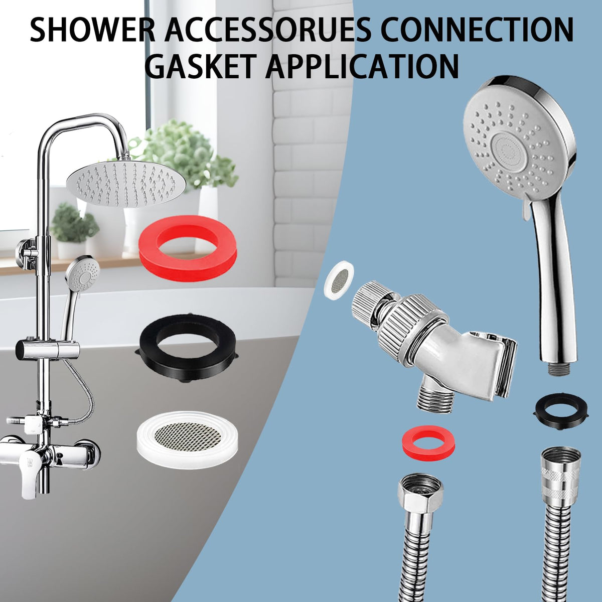 Experience the ZDBB Shower Head Garden Hose Filter, specially curated by Curat Cart for premium showering solutions in India.