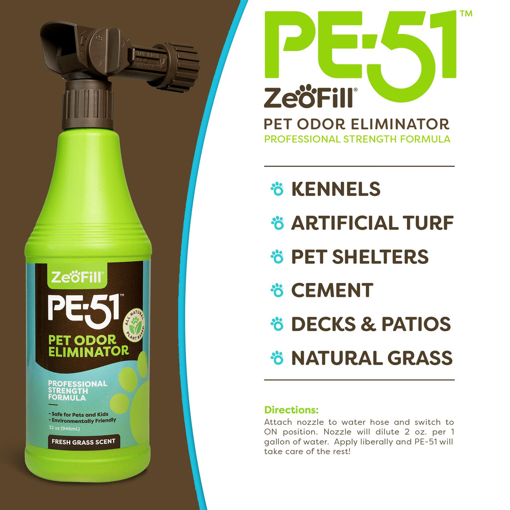 ZEOFILL Outdoor Odor Eliminator in high-quality packaging, ideal for freshening up kennels, patios, and more. Available at Curat Cart.