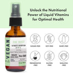 Zinc Active Mist Liquid Spray in high-quality packaging, promoting optimal health with organic ingredients. Available at Curat Cart.