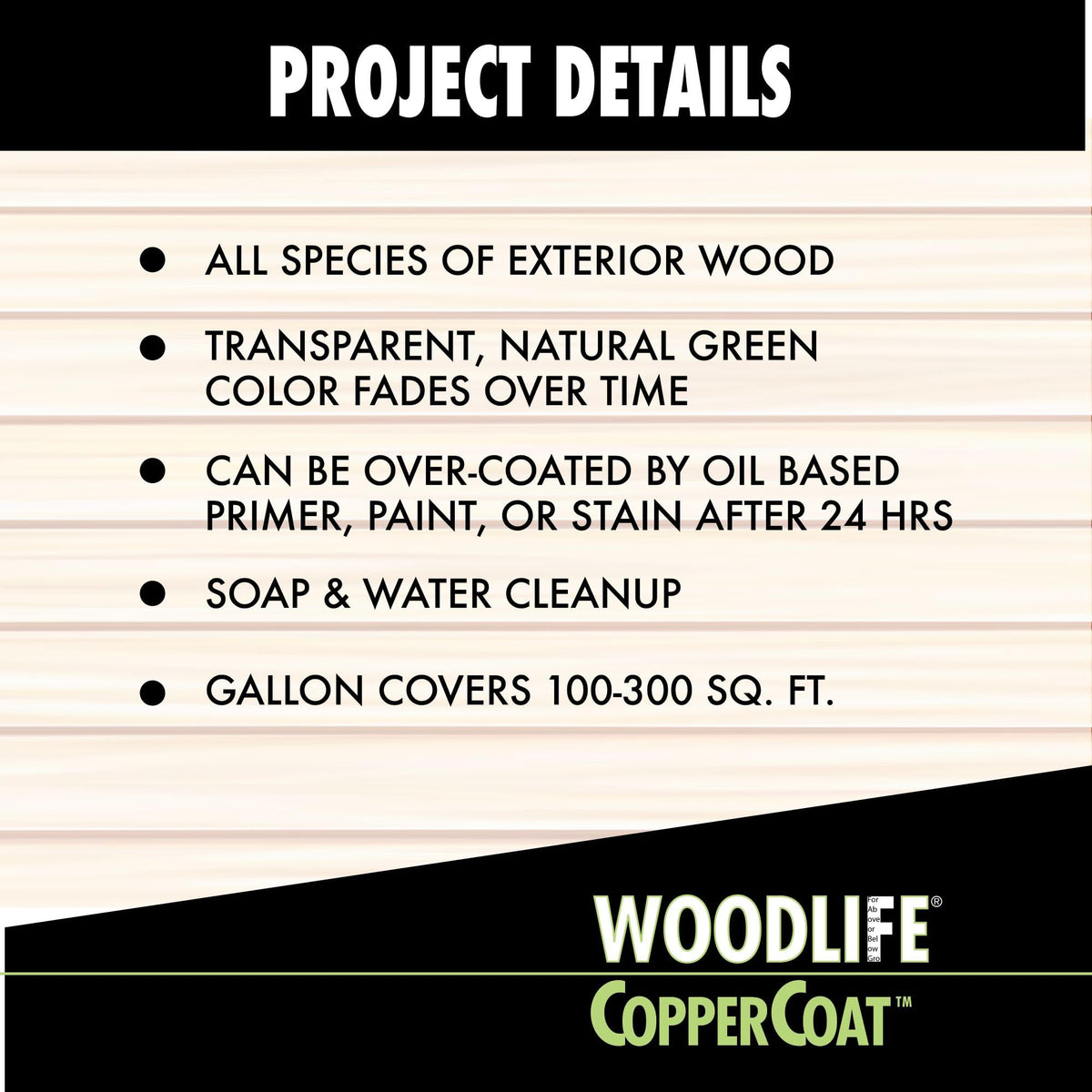 Discover Zinsser WoodLife Coppercoat, a premium imported wood treatment ideal for exterior wood projects, available at Curat Cart.