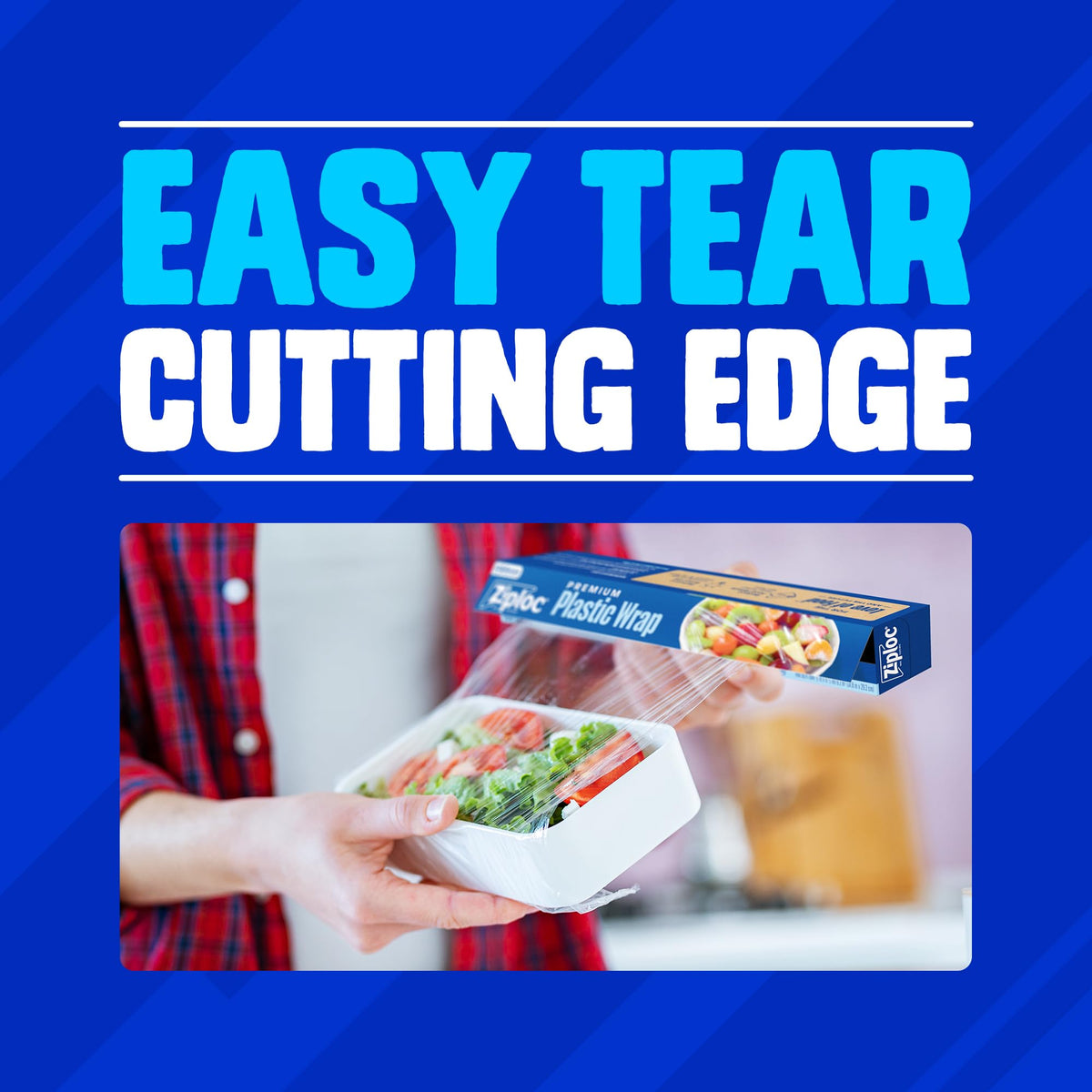 Upgrade your food storage with Ziploc Food Storage Wrap, featuring easy tear technology for daily convenience. Available at Curat Cart.
