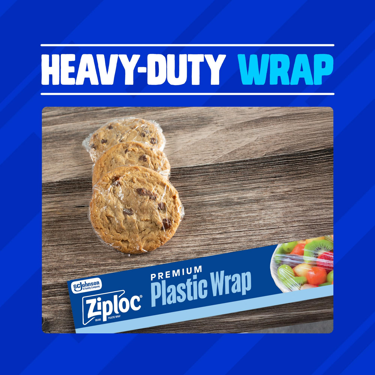 Ziploc Food Storage Wrap, a premium import, perfect for keeping food fresh. Available at Curat Cart.