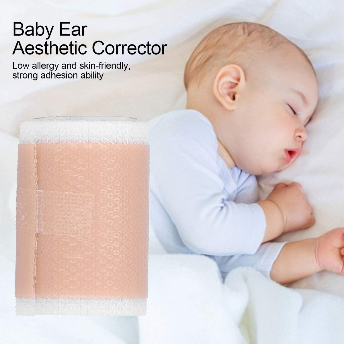 ZJchao Baby Ear Correction Patch - Front Packaging With Key Benefits | Authentic Curat Cart Stock