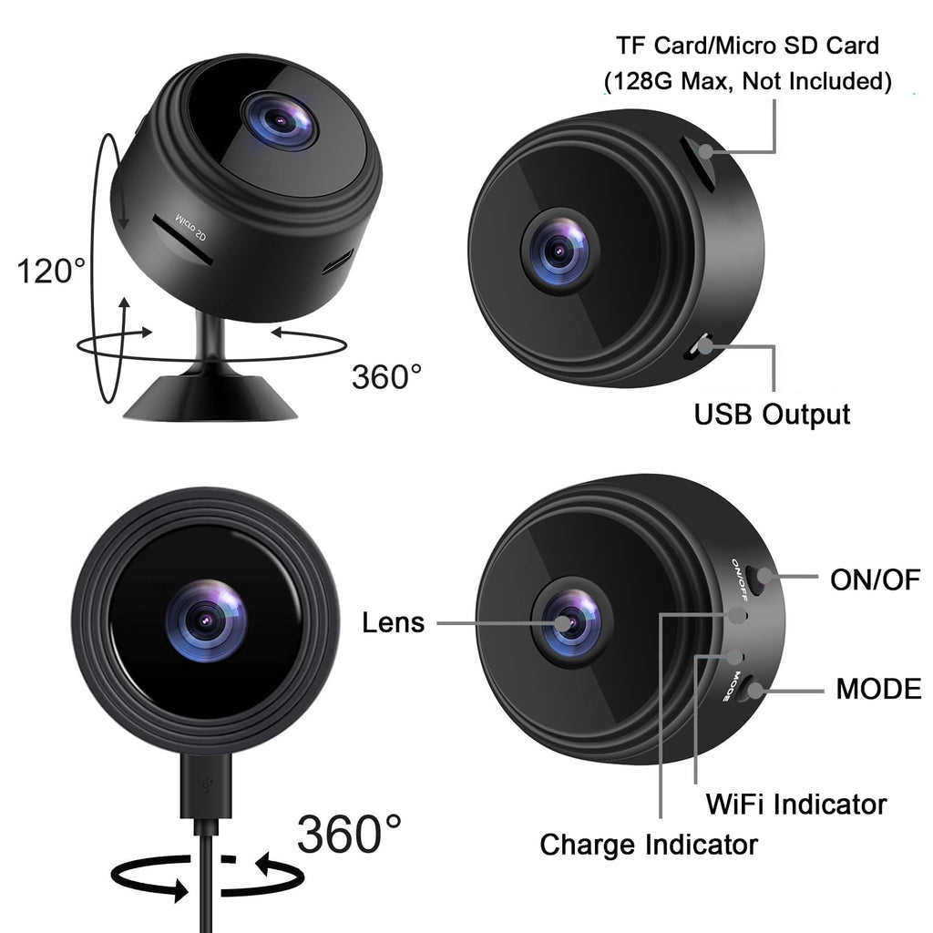 Explore the ZMDCAM Mini WiFi Security Camera, 100% Authentic and available in India at Curat Cart for reliable surveillance.