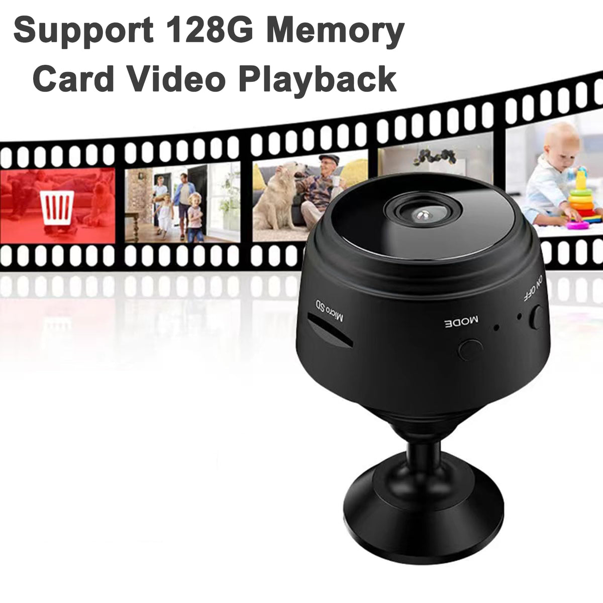 Discover the ZMDCAM Mini WiFi Security Camera, specially curated by Curat Cart for seamless video playback and premium security.