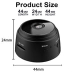 ZMDCAM Mini WiFi Security Camera, premium imported quality, compact design measuring 44mm, available at Curat Cart.