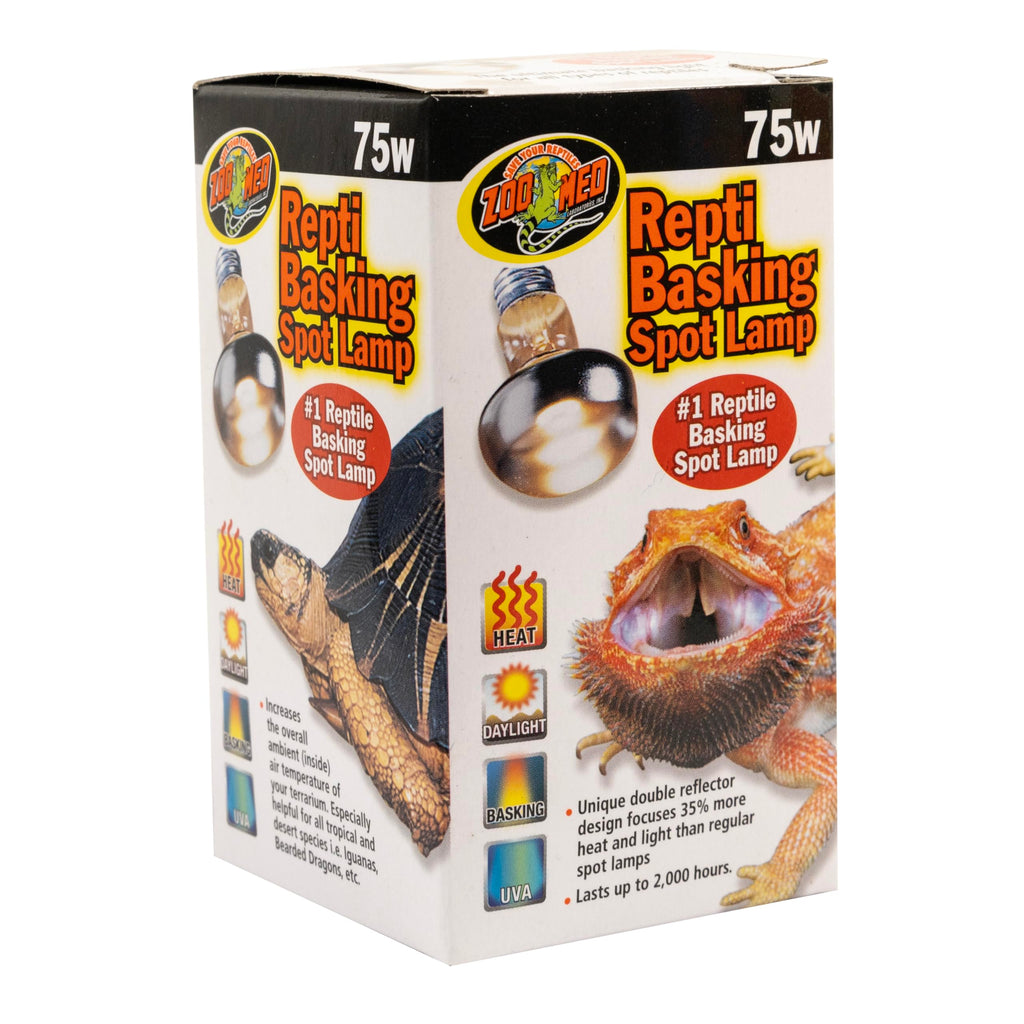 Zoo Med Basking Spot Lamp offers 100% authenticity, providing essential heat and light for reptiles. Available at Curat Cart.