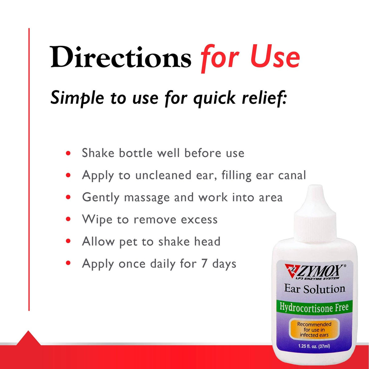 Premium imported Zymox Otic Ear Solution offers quick relief for pets. Available at Curat Cart for effective ear care.