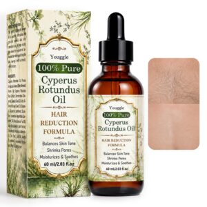 Cyperus Rotundus Oil for Hair Removal, a premium import from Curat Cart, balances skin tone and soothes for effective hair reduction.