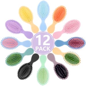 Discover premium imported Mini Detangling Brushes in a vibrant 12-pack, available at Curat Cart for effortless hair care.