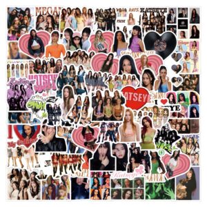 120Pcs Katseye Stickers, Waterproof Vinyl Stickers for Laptop, Water Bottle, Scrapbooking, Notebook, Phone Case, Guitar, Cute Katseye Aesthetic Decals for Teens & Fans
