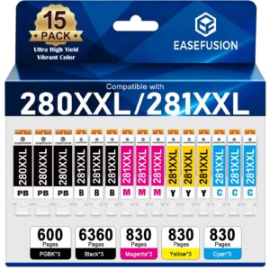 Premium imported Canon Ink Cartridges Compatible, 15-pack set, ideal for high-quality printing. Available at Curat Cart.