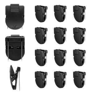 Premium imported Cubicle Clips in sleek black design, perfect for organizing workspace at Curat Cart.