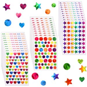 Bright and colorful star stickers for kids' rewards, premium imported quality from Curat Cart, perfect for motivating little ones.