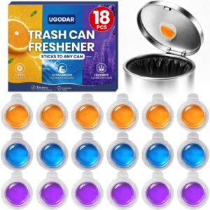 Premium imported Trash Can Deodorizer Stick-On Air Freshener from Curat Cart offers citrus, ocean breeze, and lavender scents. Enhance freshness.