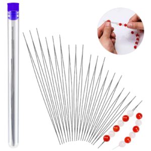 Premium imported collapsible beading needles for jewelry making, available at Curat Cart, perfect for crafting elegant accessories.
