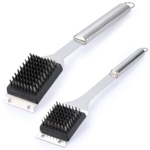 Premium imported grill brush and scraper for effortless cleaning, now available at Curat Cart. Perfect for your grilling needs.