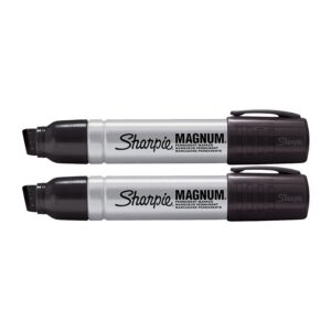 Premium imported Sharpie Magnum Permanent Markers, perfect for bold, long-lasting writing. Available at Curat Cart.