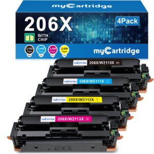 Premium imported HP Toner Cartridges 206X 4 Pack, ideal for high-quality printing. Available at Curat Cart.