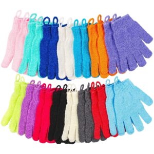Discover 100% genuine Aisuly Exfoliating Gloves, perfect for a refreshing shower experience with vibrant colors.