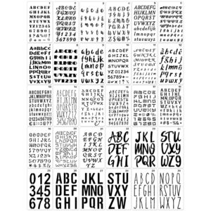 Premium imported letter stencils for painting, featuring various styles and sizes, available at Curat Cart for creative projects.