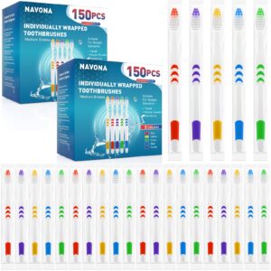 Discover premium imported individually wrapped toothbrushes from Curat Cart, ideal for comfortable brushing in vibrant colors.