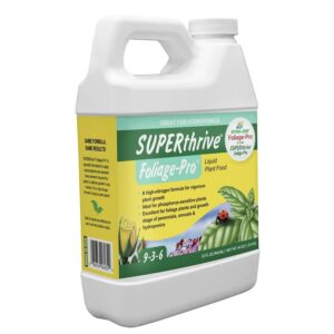 Premium imported Foliage-Pro Liquid Plant Food from SUPERthrive, ideal for vigorous plant growth and hydroponics. Available at Curat Cart.