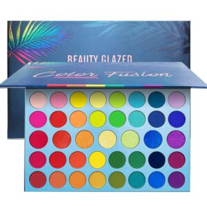 Discover the premium imported Rainbow Eyeshadow Palette from Curat Cart, featuring 40 vibrant shades for stunning looks.