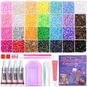 Create dazzling designs with the premium imported Jelly Rhinestones Bedazzling Kit from Curat Cart, featuring vibrant colors and easy application tools.