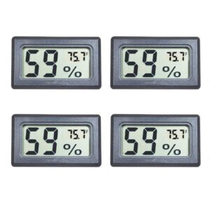 Premium imported Mini Indoor Temperature Humidity Meter showing humidity and temperature readings. Perfect for any indoor environment. Available at Curat Cart.