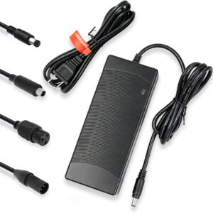 Premium imported Fast Charger for 36V Lithium Battery, featuring versatile connectors. Available at Curat Cart.
