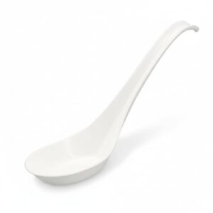 Premium imported Disposable Asian Soup Spoons available at Curat Cart, perfect for elegant dining experiences. Elevate your meals.