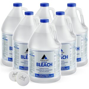 Premium imported Ultra Germicidal Liquid Bleach bottles, ideal for disinfecting and sanitizing. Available at Curat Cart.
