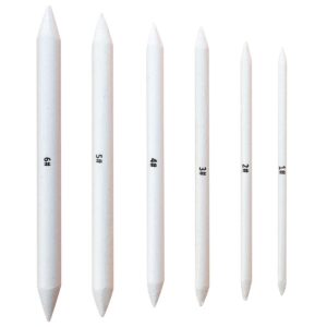 Premium imported blending stumps and tortillions in various sizes, ideal for artists. Available at Curat Cart.