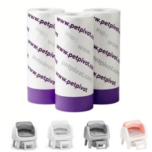 Premium imported Autoscooper 12 Replacement Litter Bags for hassle-free clean-up. Available at Curat Cart.