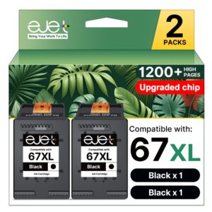 Premium imported HP 67XL Black Ink Cartridge pack from Curat Cart ensures vibrant prints and high-quality performance. Perfect for your printing needs.