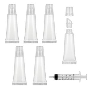 Premium imported refillable lip gloss tubes from Curat Cart, perfect for eco-friendly beauty enthusiasts. Ideal for personal use.