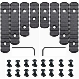 Premium imported Picatinny Rail Polymer Single Rail set from Curat Cart, designed for enhanced firearm customization and durability.