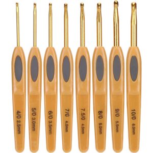 Explore this 100% genuine ergonomic crochet hooks set, featuring various sizes for ultimate comfort and precision.