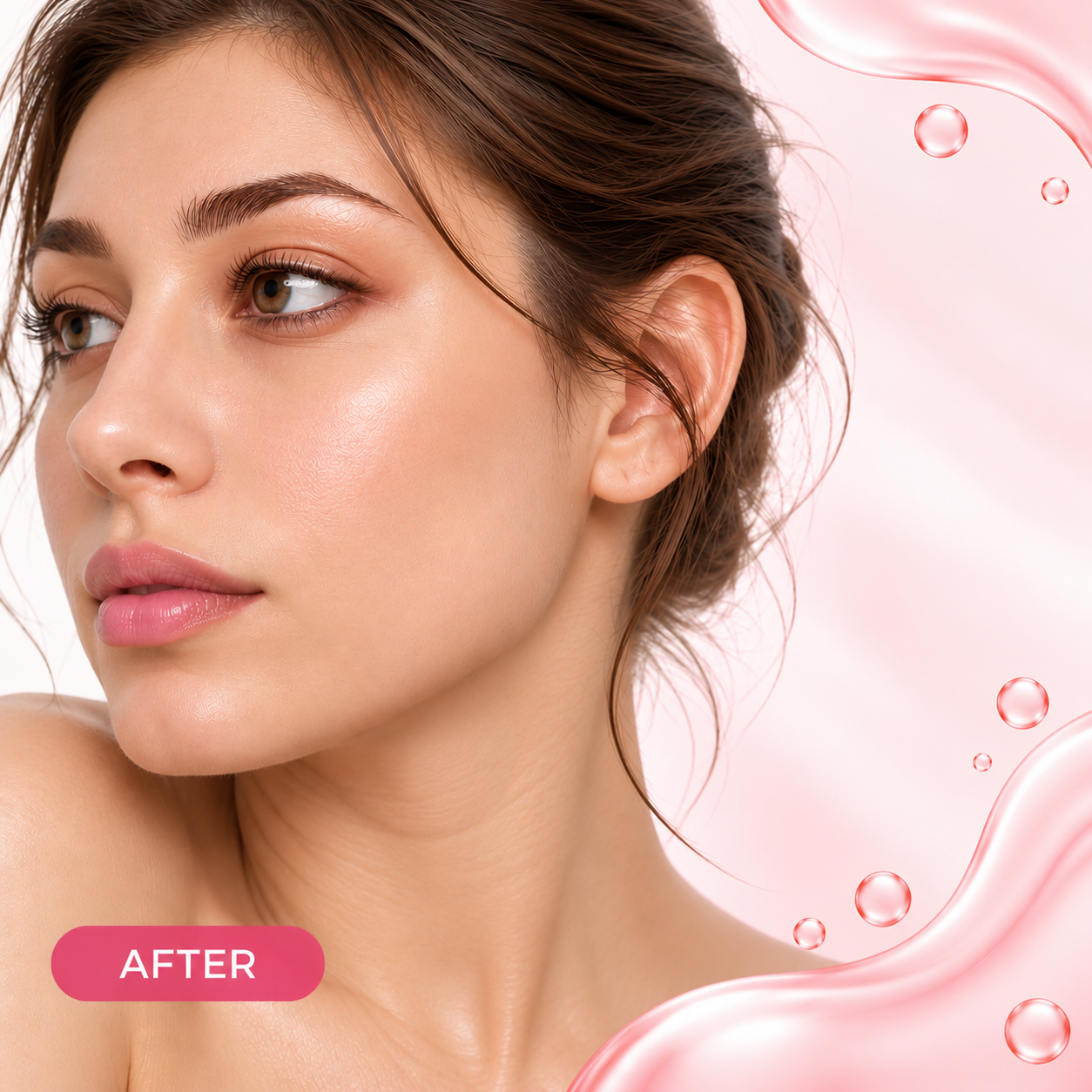Before skincare comparison
