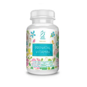 Actif Organic Prenatal Vitamin offers a complete blend of essential nutrients. Premium import from the USA, available at Curat Cart.