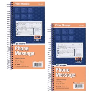 Premium imported Adams Phone Message Book features 400 sets, perfect for organized communication. Available at Curat Cart.