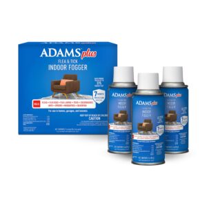 ADAMS Plus Flea & Tick Fogger, a premium import, effectively eliminates pests in homes. Available at Curat Cart.