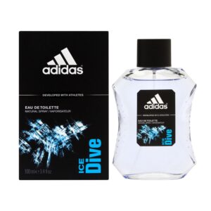 Discover the premium imported Adidas Ice Dive Eau De Toilette, a refreshing scent for athletes, available at Curat Cart.