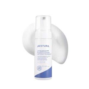 AESTURA ATOBARRIER365 Foaming Cleanser, a premium import for gentle skin care, available at Curat Cart.